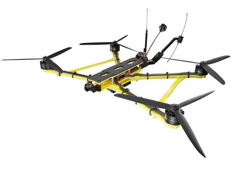 FPV - дрон 10 дюймів "ШПАК" текстоліт “diversity" звичайна камера FLY KROP